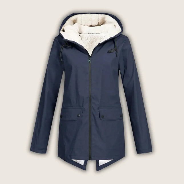 Althea | Women's Waterproof Hooded Jacket Sherpa-Lined Winter Parka