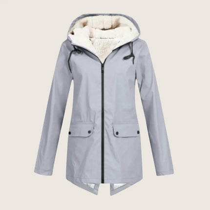Althea | Women's Waterproof Hooded Jacket Sherpa-Lined Winter Parka