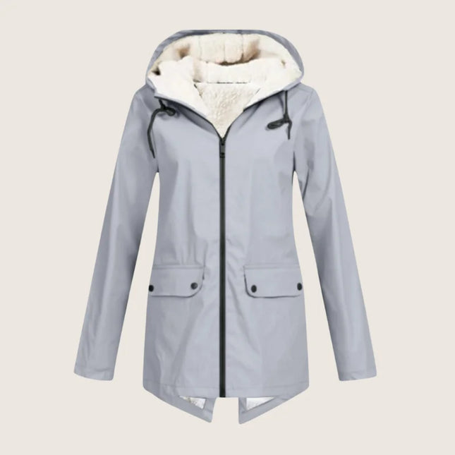 Althea | Women's Waterproof Hooded Jacket Sherpa-Lined Winter Parka