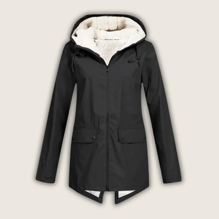 Althea | Women's Waterproof Hooded Jacket Sherpa-Lined Winter Parka