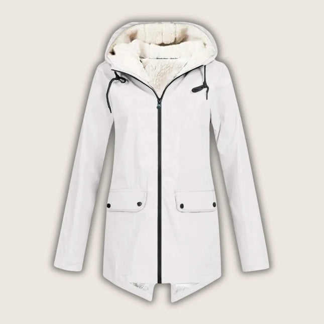 Althea | Women's Waterproof Hooded Jacket Sherpa-Lined Winter Parka