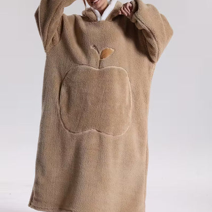 Zélie | Women's Wearable Blanket Hoodie – Oversized Fleece